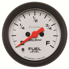 Load image into Gallery viewer, 2-1/16in P/S Fuel Level Gauge