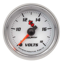 Load image into Gallery viewer, 2-1/16in C2/S Voltmeter Gauge 8-18 Volts