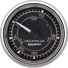 Load image into Gallery viewer, 2/16 Chrono Chrome Gauge Vac/Boost  30HG/30PSI