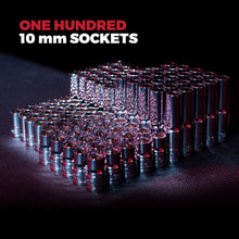 Load image into Gallery viewer, 100pc - 10mm Socket Set by Olsa Tools - Perfect for Mechanics | Limited Lifetime Warranty