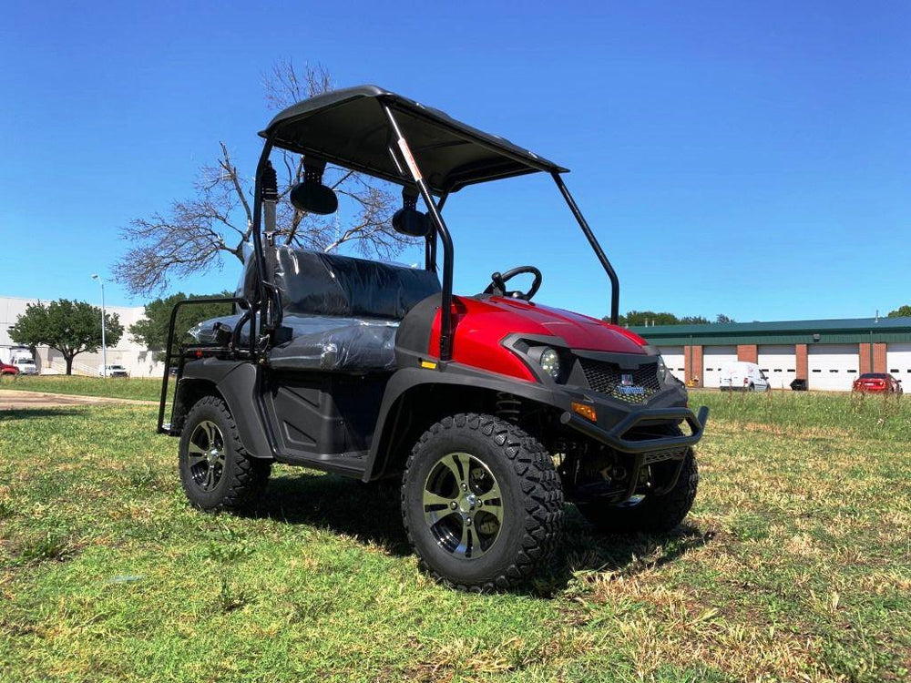 TrailMaster Taurus 200GV Gas UTV High/Low Gear-Golf Cart Style UTV, Hi/Low transmission, Custom Rims, Upgraded