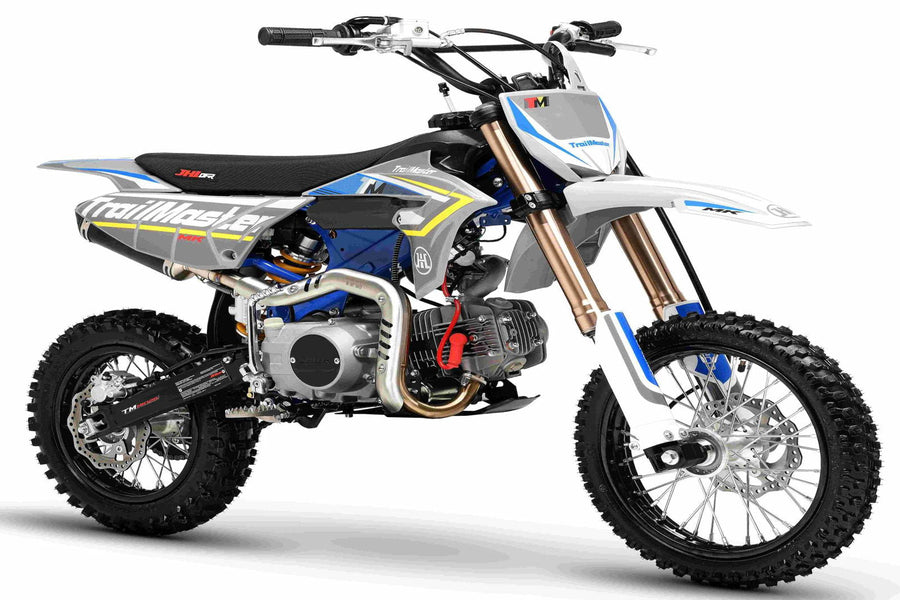 TrailMaster MK125ES Pro Series Dirt Bike, BOSCH EFI, 4-Speed, Electric Start, Dual Disc Brakes, (14/12) Wheels