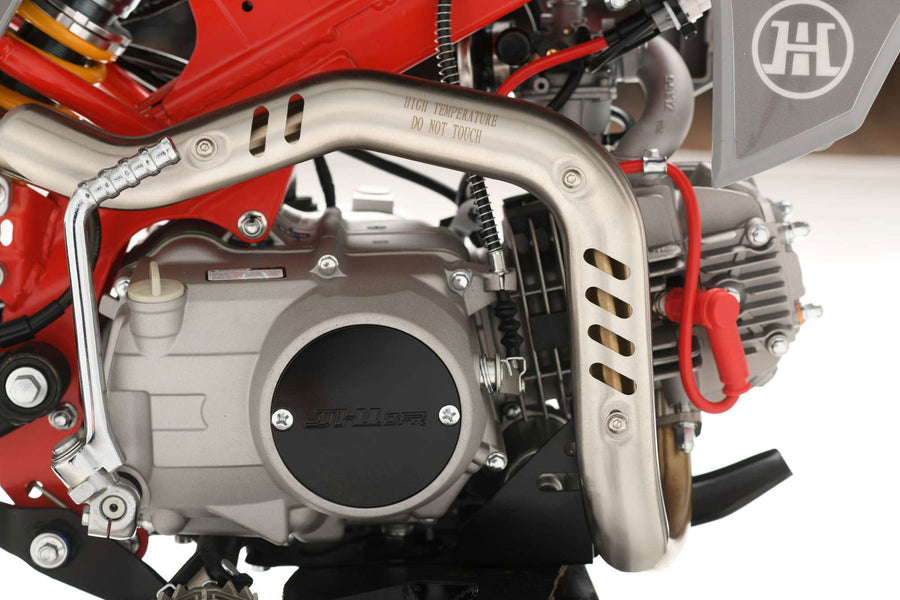 TrailMaster MK125ES Pro Series Dirt Bike, BOSCH EFI, 4-Speed, Electric Start, Dual Disc Brakes, (14/12) Wheels