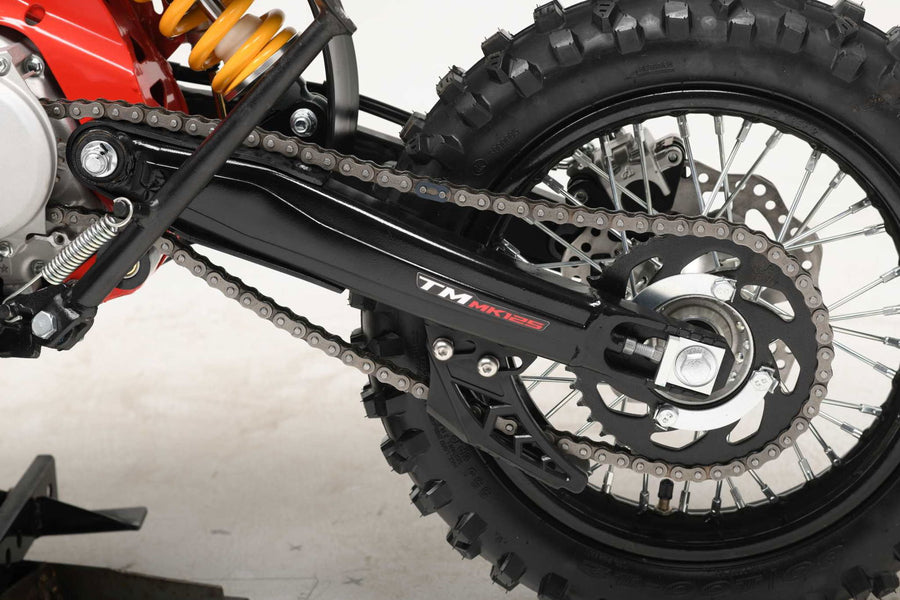 TrailMaster MK110ES Pro Series Dirt Bike, BOSCH EFI, 4-Speed Automatic, Electric Start, Dual Disc Brakes, (14/12) Wheels