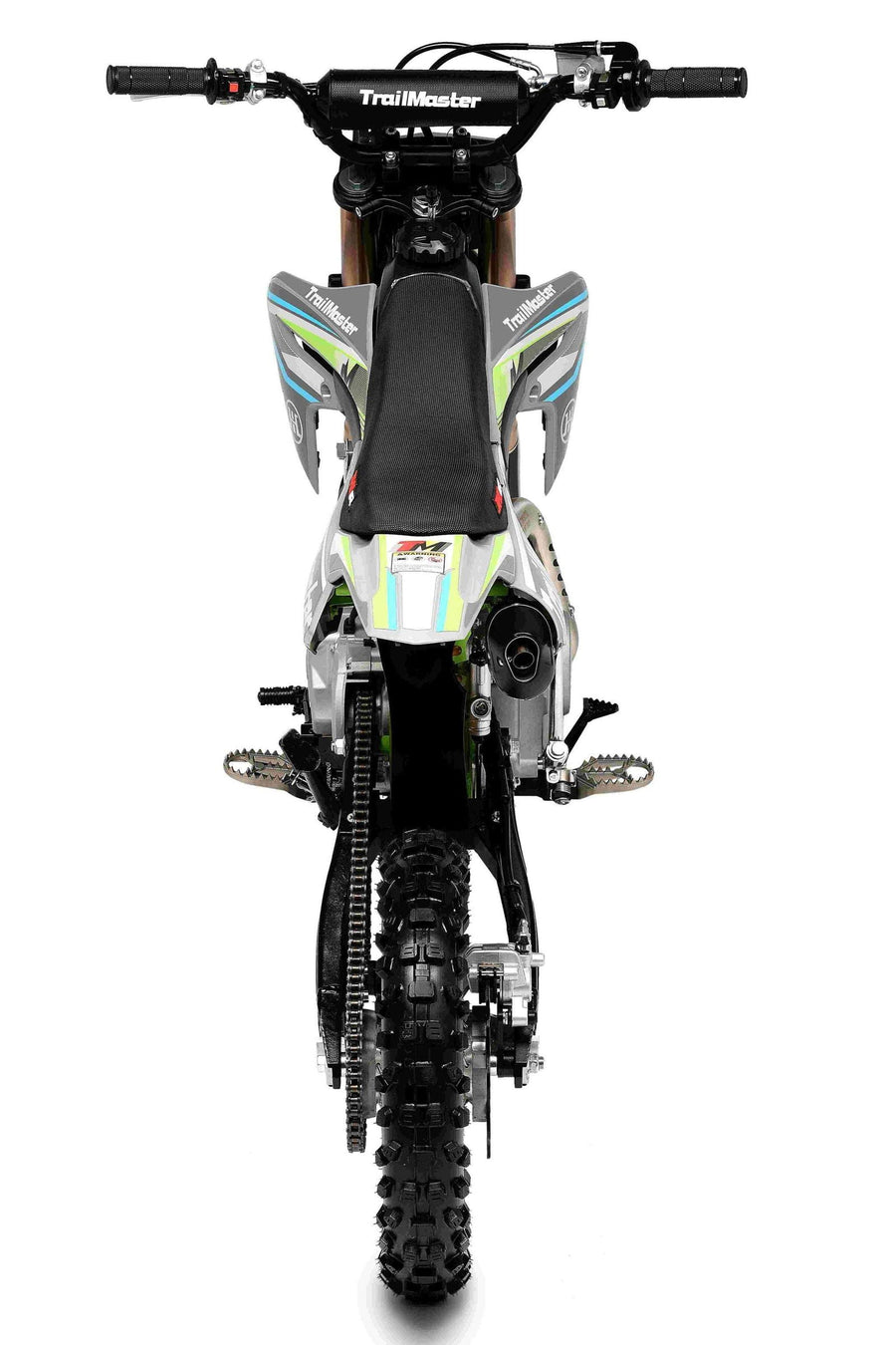 TrailMaster MK110ES Pro Series Dirt Bike, BOSCH EFI, 4-Speed Automatic, Electric Start, Dual Disc Brakes, (14/12) Wheels