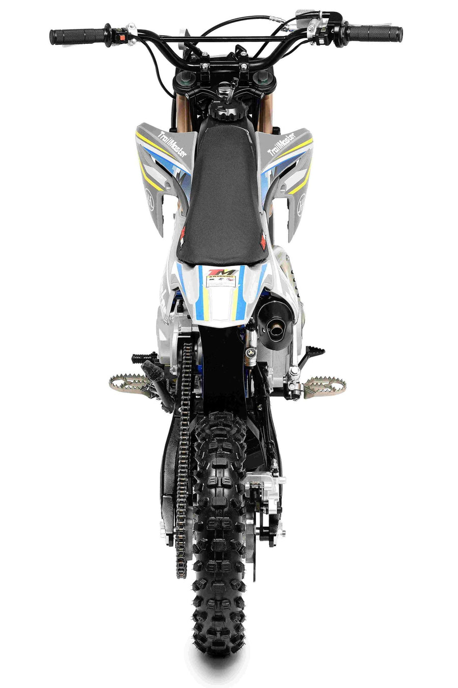 TrailMaster MK110ES Pro Series Dirt Bike, BOSCH EFI, 4-Speed Automatic, Electric Start, Dual Disc Brakes, (14/12) Wheels