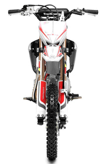 TrailMaster MK110ES Pro Series Dirt Bike, BOSCH EFI, 4-Speed Automatic, Electric Start, Dual Disc Brakes, (14/12) Wheels