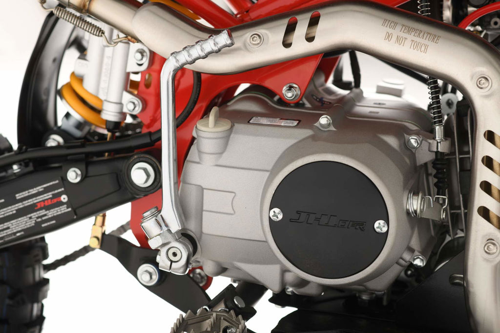 TrailMaster MK125 Dirt Bike 4-Speed Manual Dual Disc Brakes, Electric Start (14/12), Ages 12 and up