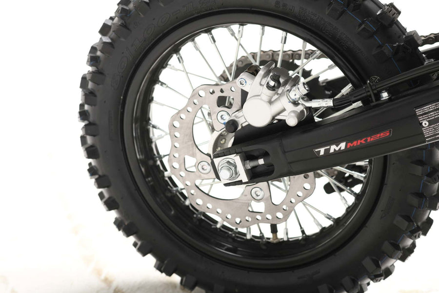 TrailMaster MK125ES Pro Series Dirt Bike, BOSCH EFI, 4-Speed, Electric Start, Dual Disc Brakes, (14/12) Wheels