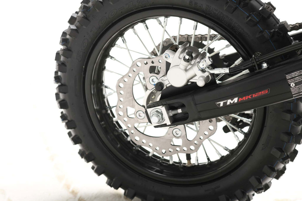 TrailMaster MK110ES Pro Series Dirt Bike, BOSCH EFI, 4-Speed Automatic, Electric Start, Dual Disc Brakes, (14/12) Wheels