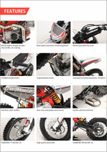 TrailMaster MK125 Dirt Bike 4-Speed Manual Dual Disc Brakes, Electric Start (14/12), Ages 12 and up