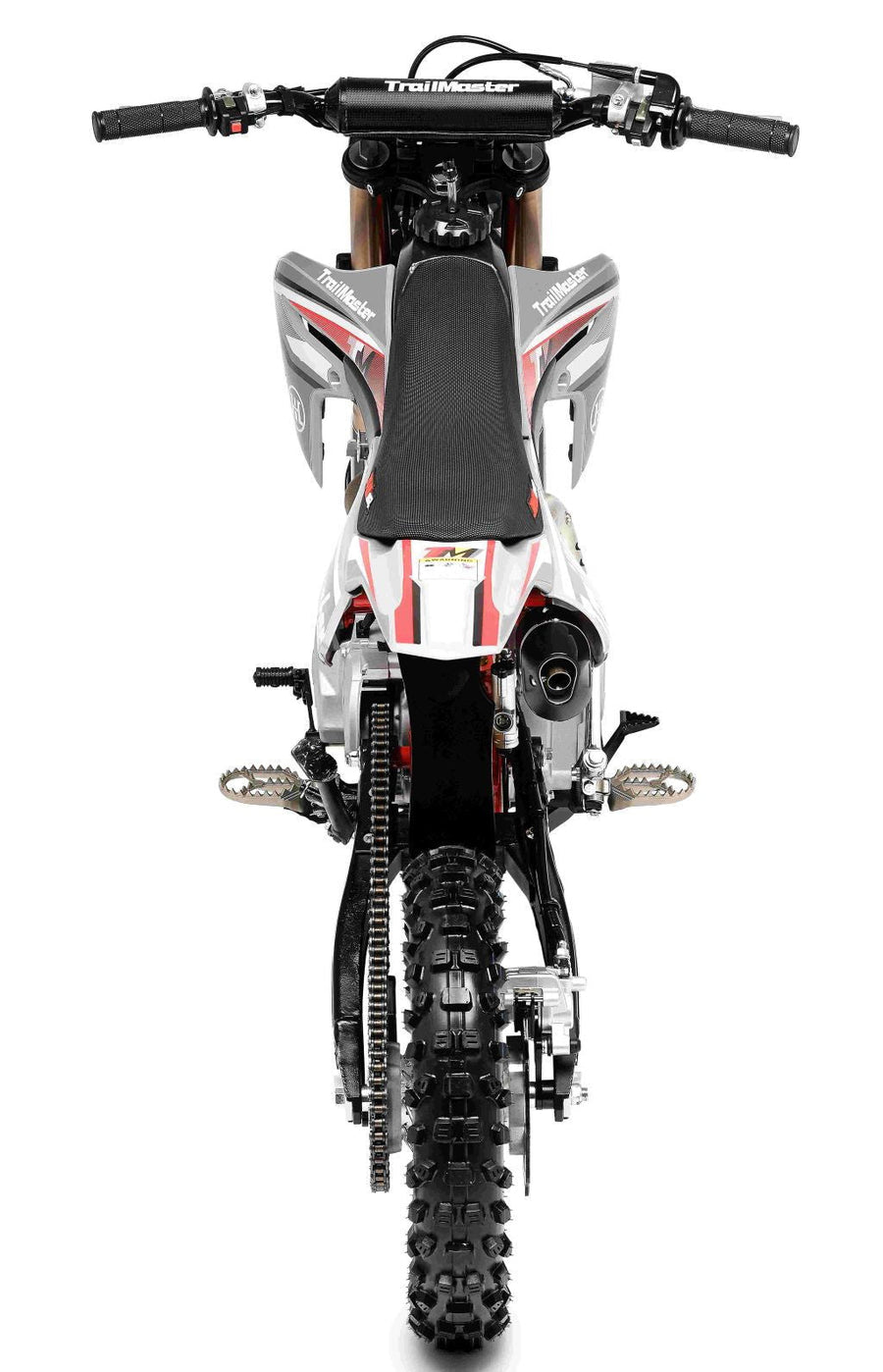 TrailMaster MK125ES Pro Series Dirt Bike, BOSCH EFI, 4-Speed, Electric Start, Dual Disc Brakes, (14/12) Wheels