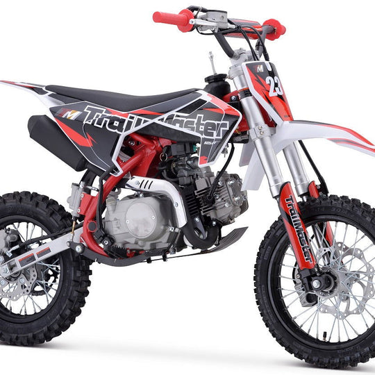 TrailMaster TM23 125cc Dirt Bike, 4-Speed Auto, Electric Start (14/12), Ages 12 and up