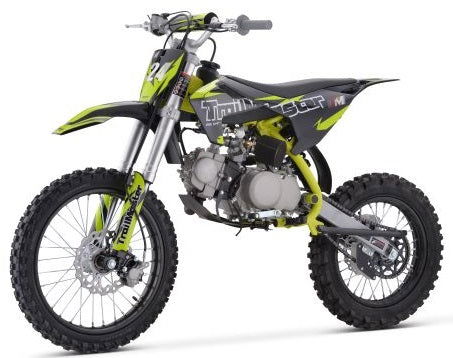TrailMaster TM24 125cc Dirt Bike 4-Speed Semi Auto (17/14), Ages 12 and up