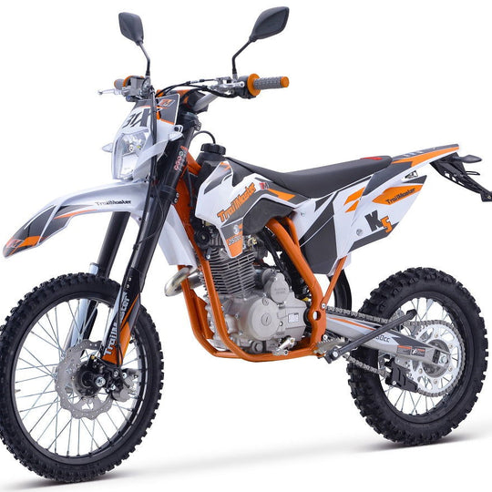 TrailMaster TM31X PRO 250cc Dirt Bike 5-Speed Manual Dual Disc Brakes, Electric Start with Kick backup (19/16)