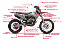 TrailMaster LX300-Pro Dirt Bike, NC300 EFI Racing Engine, Liquid-Cooled, 6-Speed Manual, Dual Disc Brakes, Electric Start with Kick backup, Billet Wheels (21/18)