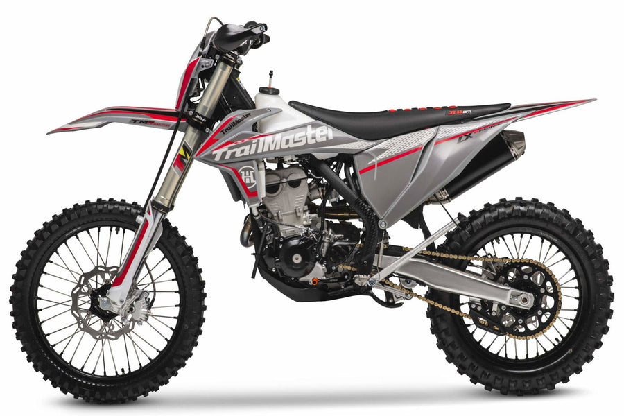 TrailMaster LX300-Pro Dirt Bike, NC300 EFI Racing Engine, Liquid-Cooled, 6-Speed Manual, Dual Disc Brakes, Electric Start with Kick backup, Billet Wheels (21/18)