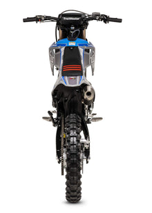 TrailMaster MX250-Pro Dirt Bike, 5-Speed Manual, Dual Disc Brakes, Electric Start (21/18) Wheels