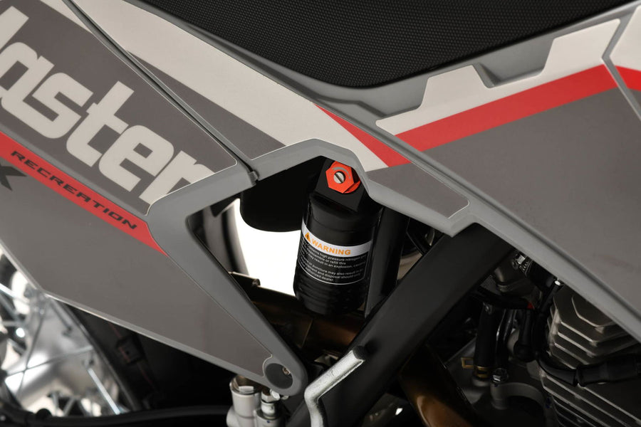 TrailMaster MX250-Pro Dirt Bike, 5-Speed Manual, Dual Disc Brakes, Electric Start (21/18) Wheels