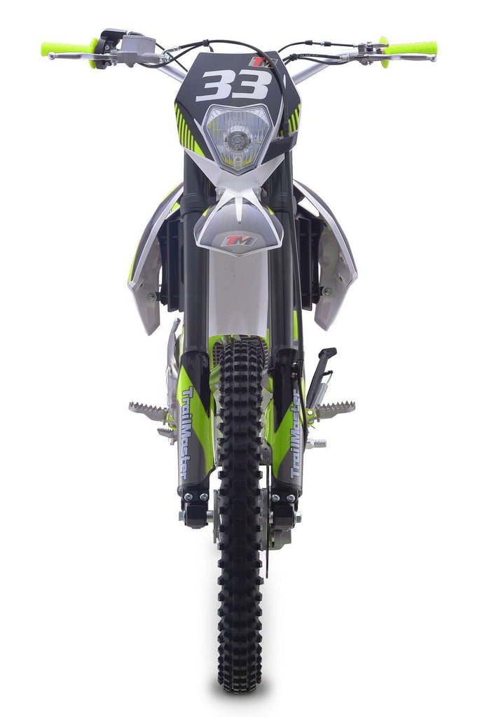 TrailMaster TM33 250 Dirt Bike, 5-Speed Manual, Dual Disc Brakes (21/18)