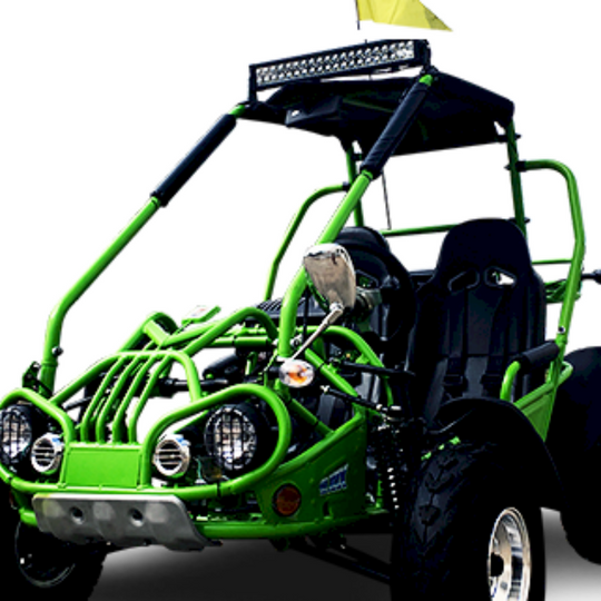 TrailMaster 200E XRX (EFI) Fuel Injection Deluxe Buggy Go Kart, Alloy Wheels, Lights, Turn Signals