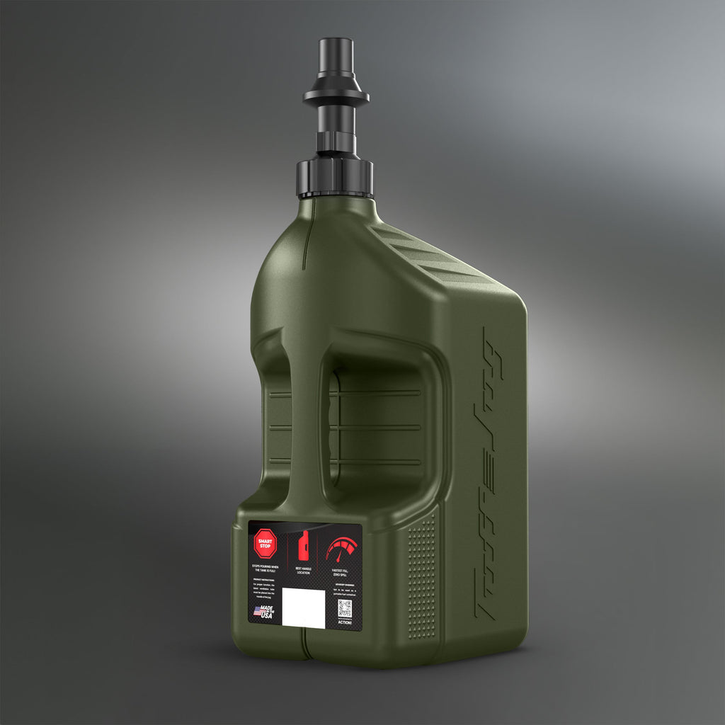 Tuff Jug 5 Gallon Auto-Stop Utility Jug | Fast Fill Racing & Utility Container