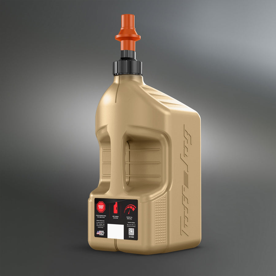 Tuff Jug 5 Gallon Auto-Stop Utility Jug | Fast Fill Racing & Utility Container