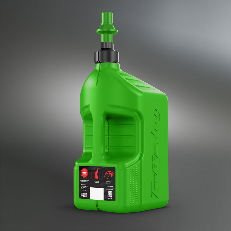Tuff Jug 5 Gallon Auto-Stop Utility Jug | Fast Fill Racing & Utility Container