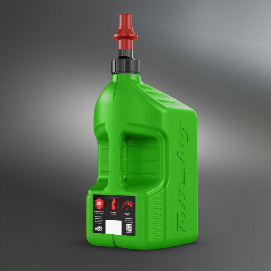 Tuff Jug 5 Gallon Auto-Stop Utility Jug | Fast Fill Racing & Utility Container