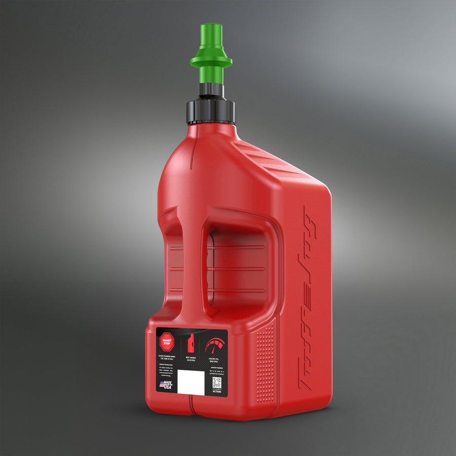 Tuff Jug 5 Gallon Auto-Stop Utility Jug | Fast Fill Racing & Utility Container
