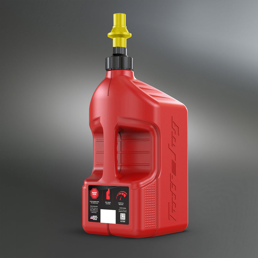 Tuff Jug 5 Gallon Auto-Stop Utility Jug | Fast Fill Racing & Utility Container