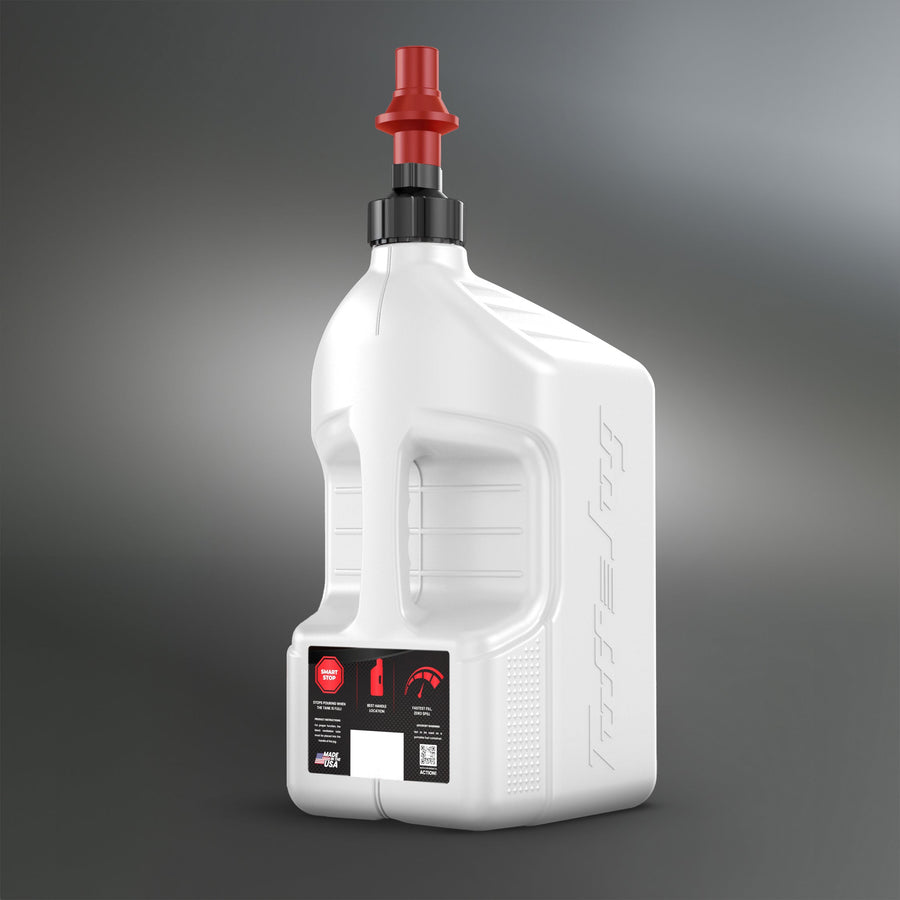 Tuff Jug 5 Gallon Auto-Stop Utility Jug | Fast Fill Racing & Utility Container