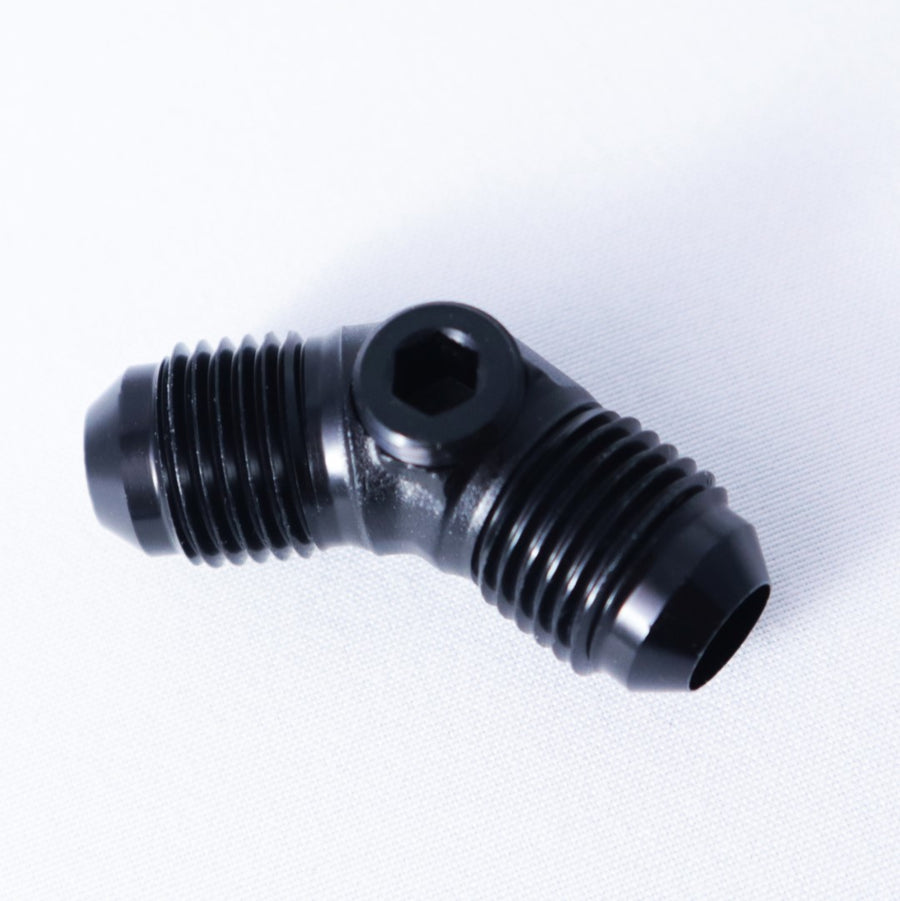 45 degree adapter with port (Large)