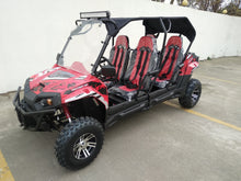 Load image into Gallery viewer, TrailMaster Challenger 4-200EX UTV side-by-side  Great Family Fun, Adjustable seat and steering Wheel, Throttle Limiter