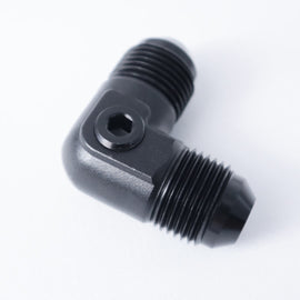 90 degree adapter with port (Large)