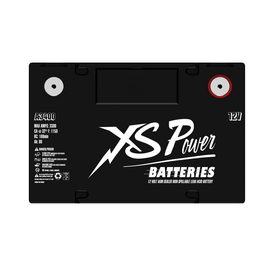 XS Power A3400 Group 34 Vintage 12V AGM Battery