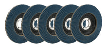 Load image into Gallery viewer, Flap Discs 120 Grit 4-1/2in with 7/8in Arbor