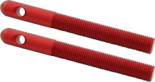 Load image into Gallery viewer, Aluminum Hood Pins 3/8in Red 2pk