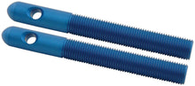 Load image into Gallery viewer, Aluminum Hood Pins 3/8in Blue 2pk