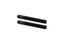 Load image into Gallery viewer, Alum Hood Pins 1/2in w/ 3/16in Hole 2pk Black