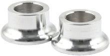 Load image into Gallery viewer, Tapered Spacers Alum 1/2in ID x 1/2in Long