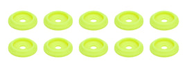 Body Bolt Washer Plastic Fluorescent Yellow 10pk