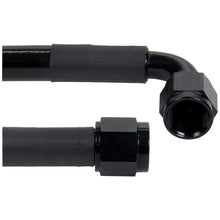 Load image into Gallery viewer, Coated Braided Line 36in #6 Hose -6 Str/-6 90 Deg