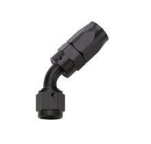 Load image into Gallery viewer, Reusable Hose End Black 45 Deg Elbow -6