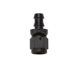 Pushlock Hose End Black Straight -6