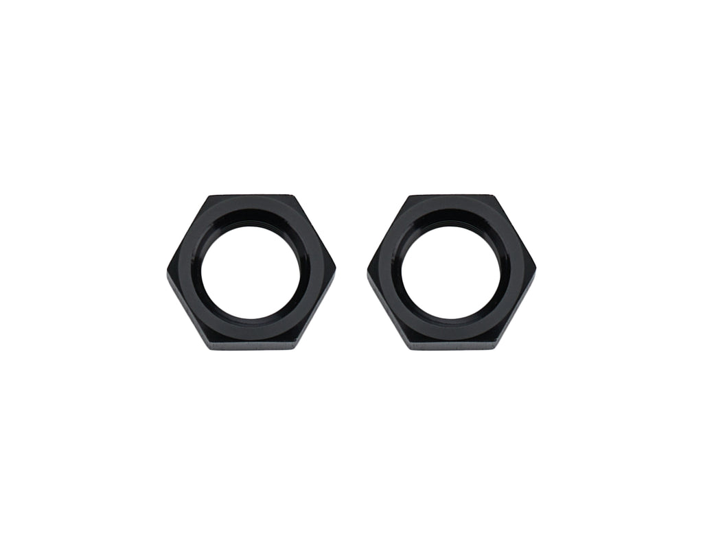 Bulkhead Nuts Black -3 2pk