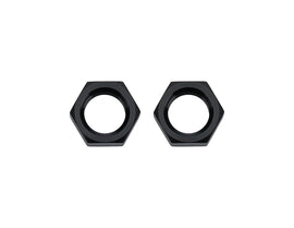 Bulkhead Nuts Black -3 2pk