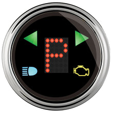 Load image into Gallery viewer, 2-1/16 Gauge PRNDL+ Black Face Chrome Bezel