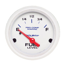 Load image into Gallery viewer, Fuel Level Gauge 2-1/16 Electric Air-Core Series