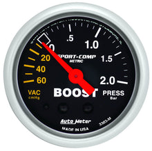 Load image into Gallery viewer, 2-1/16in S/C Boost/Vacuum Gauge